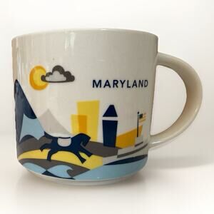 Starbucks You Are Here Collection Maryland 14oz Coffee Tea Mug 2017